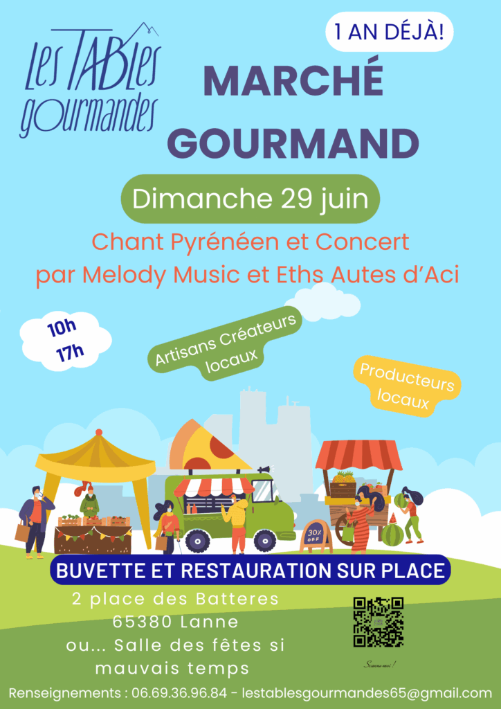 Affiche Marché Gourmand